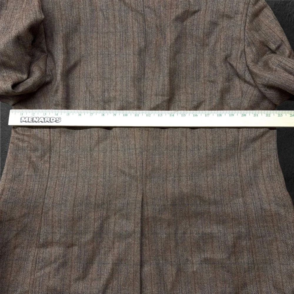 Lauren Ralph Lauren 46R Brown Herringbone Tweed Wool Blazer Sport Coat Canada
